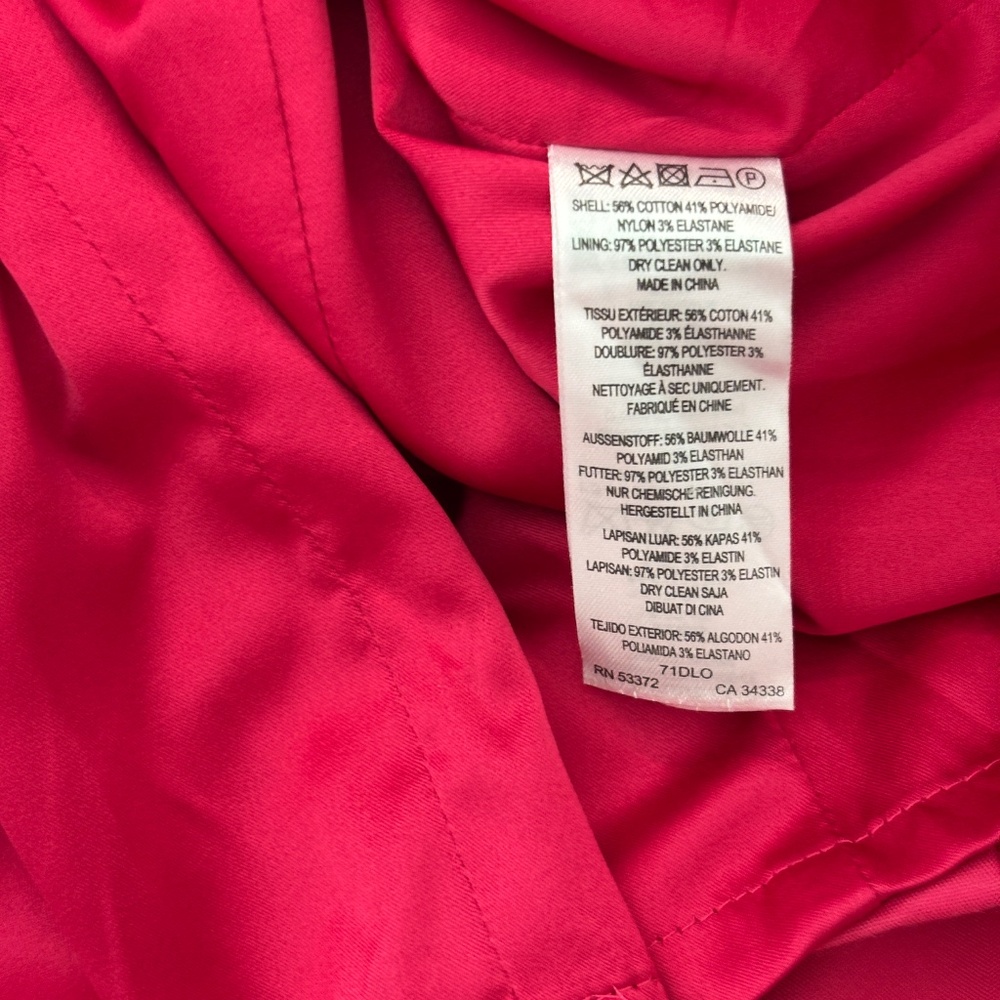 French Connection Sheath Dress - Fuchsia Pink Size 4 - Picture 8 of 8